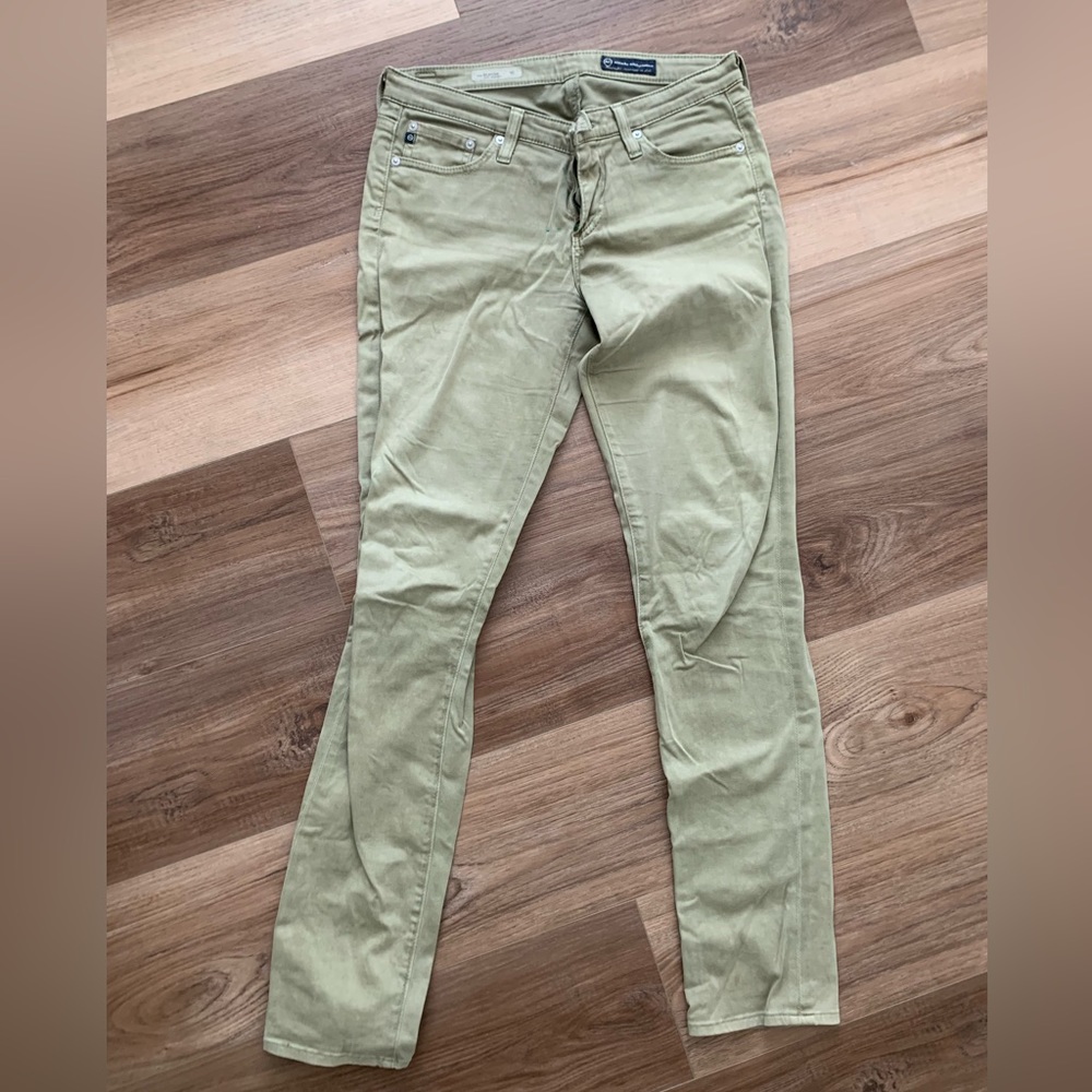 AG Stevie jeans in light green